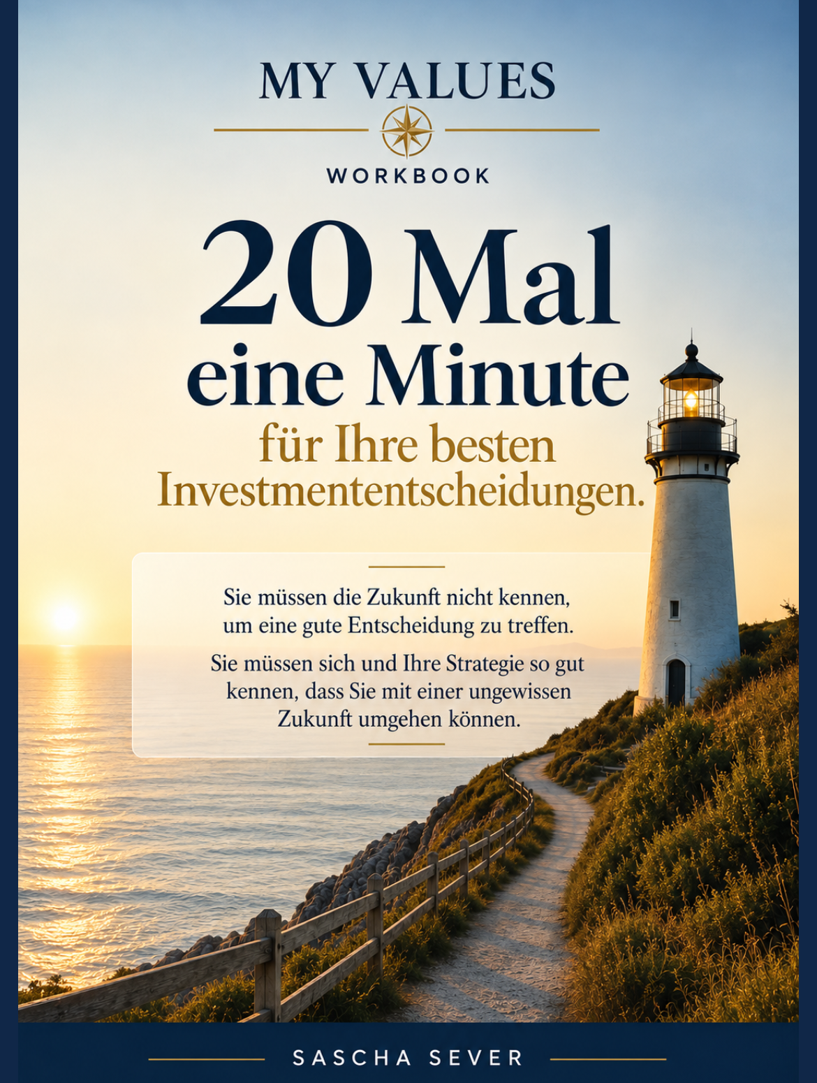 Cover: My Values Workbook Finanzbildung von Sascha Sever